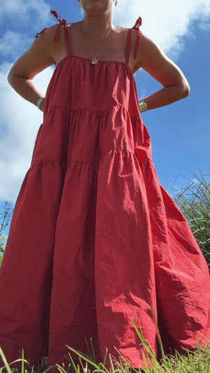 Margaux Dress, <i>tomato</i>