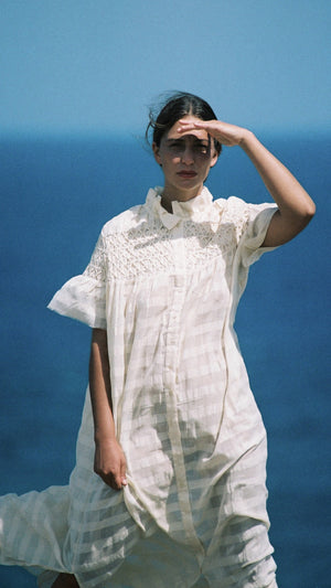 Isabel Dress, <i>natural check</i>